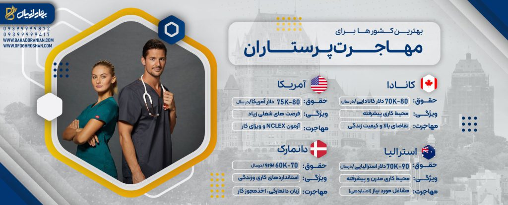 بهترین کشورها برای مهاجرت پرستاران