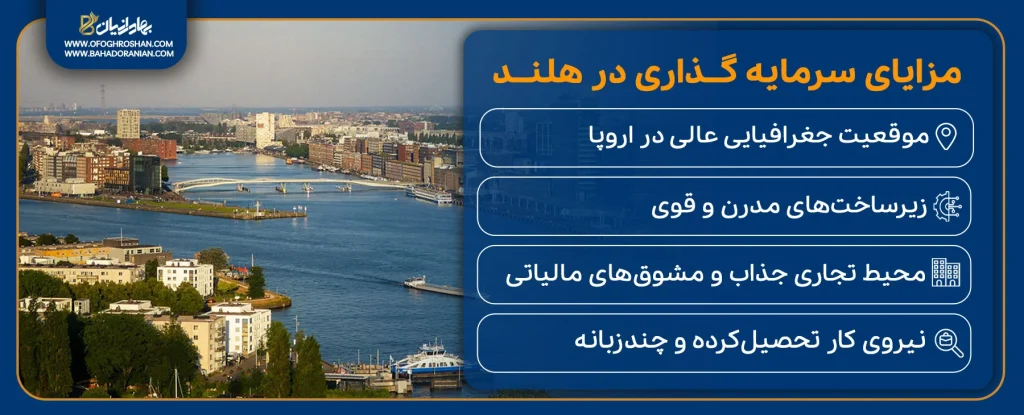 بررسی مزایای سرمایه گذاری در هلند