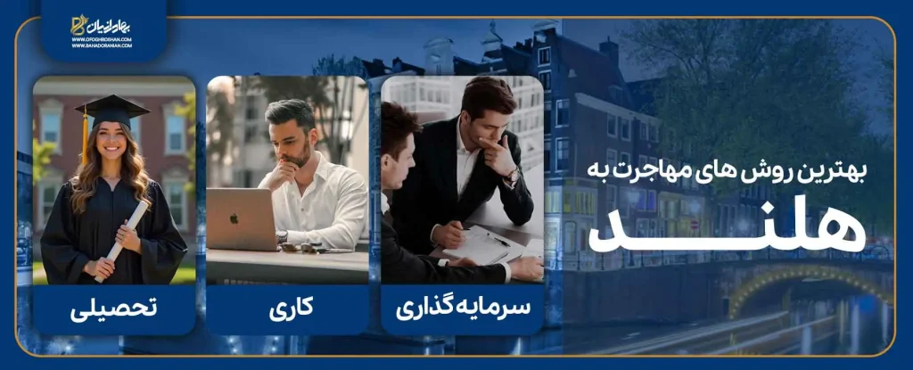 بهترین روش های مهاجرت به هلند