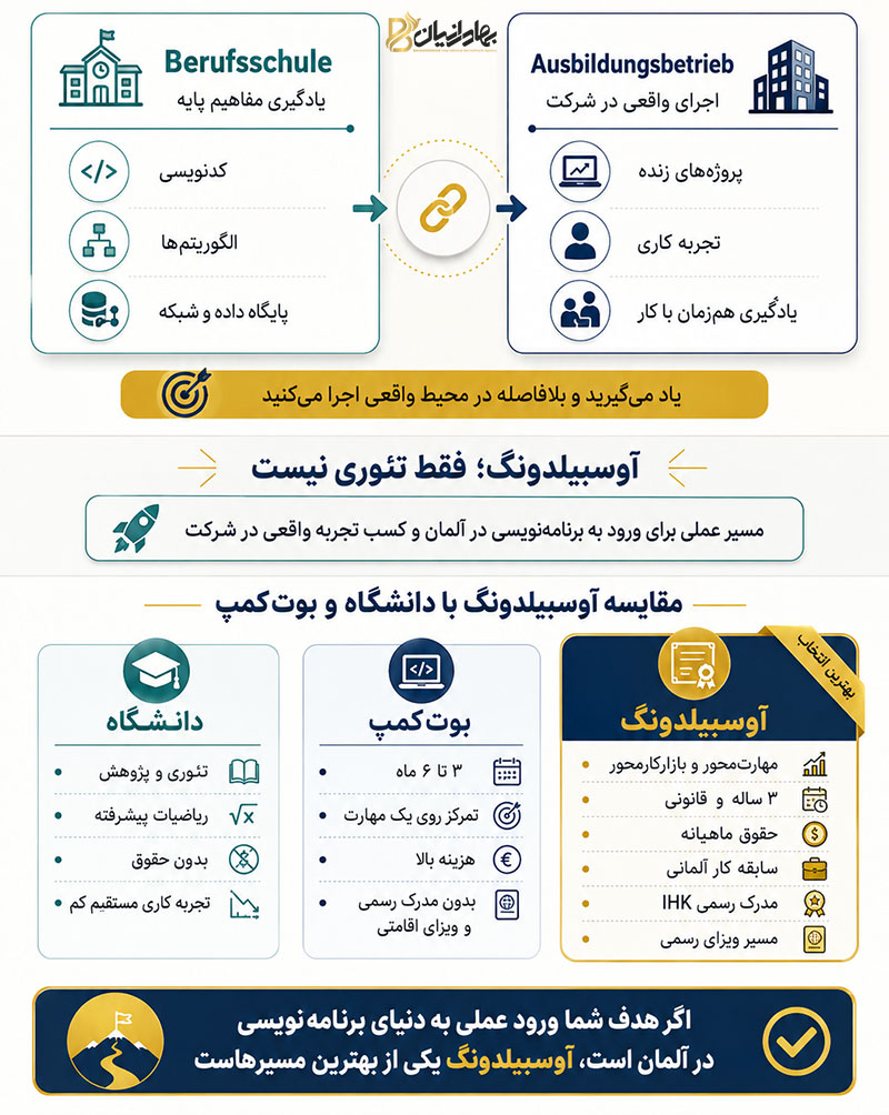بررسی تفاوت آسبیلدونگ برنامه نویسی با بوت‌کمپ و دانشگاه